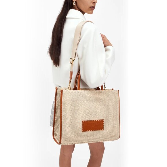 Versace Athena Raffia Tote Bag - Picture 8 of 14